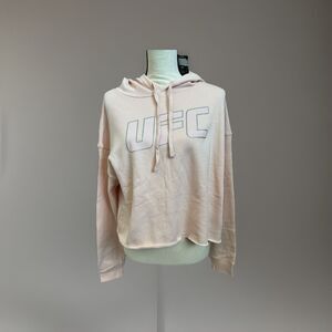 Woman's Hoodies & Sweatshirts UFC Crop Hoodie Pink XLarge